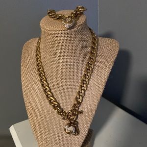 Juicy couture set of necklace and bracelet